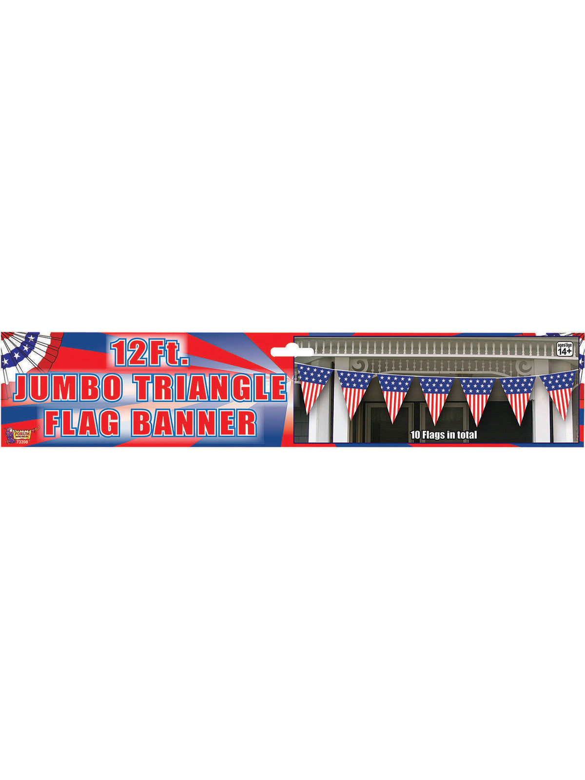 Rubies Rubies USA Jumbo Triangle Decoration Flags and Banners