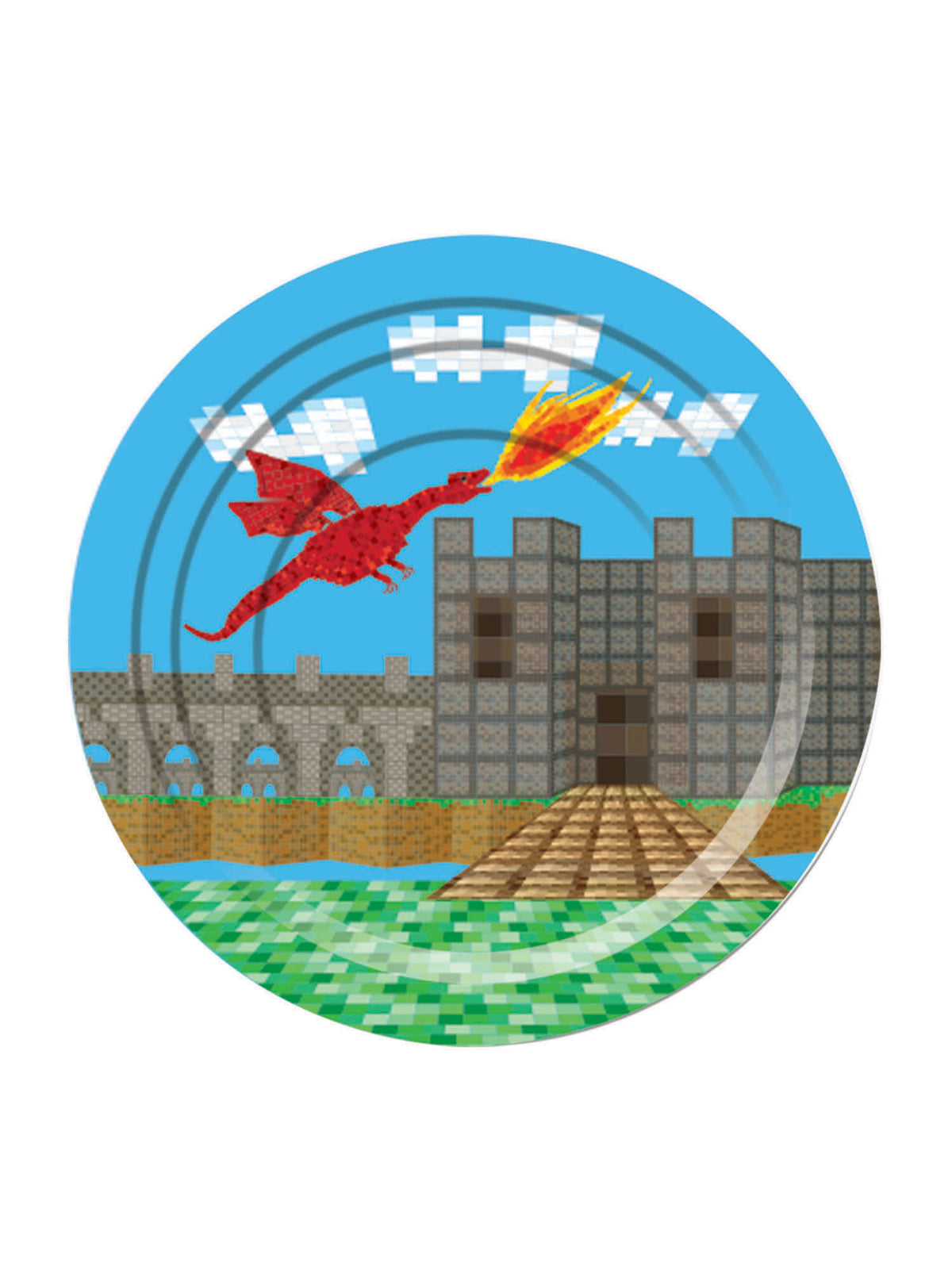 Rubies Rubies Medieval Paper Plates Tablewear