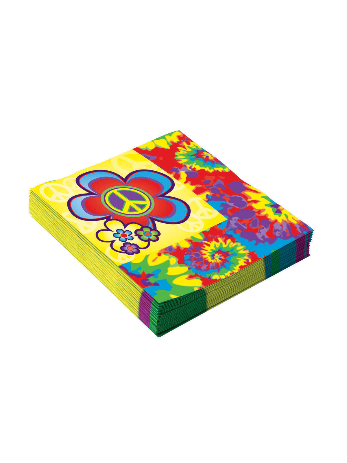 Rubies Hippie Decor - Napkin 10In (16Pcs) Tablewear