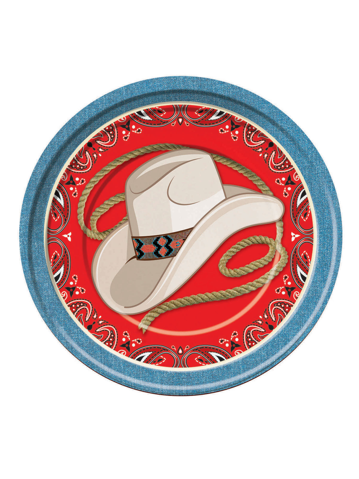 Rubies Way Out West - 9In Dinner Plate (8Pcs) Tablewear