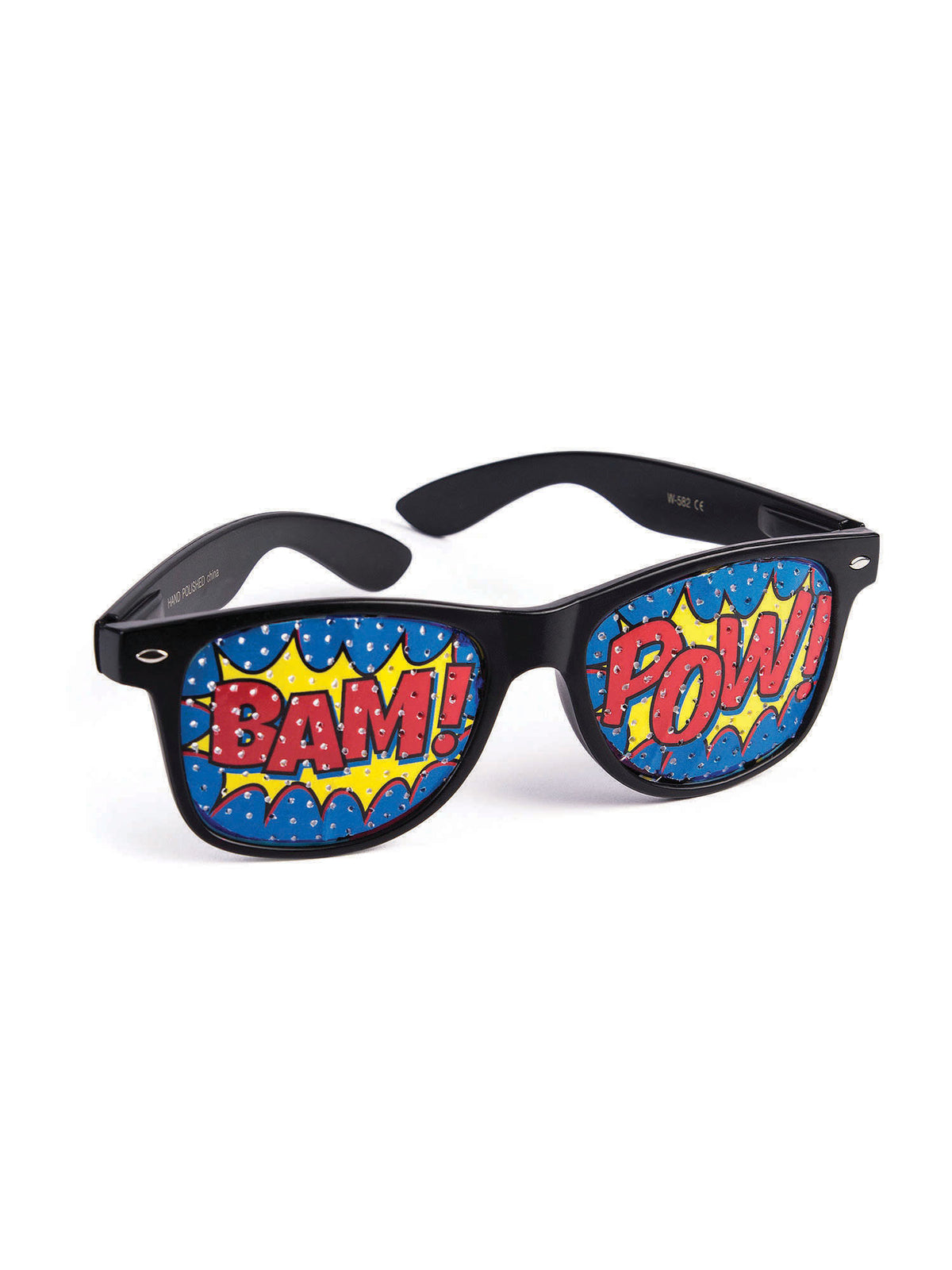 Rubies Pop-Art-Sonnenbrille Pow Kostuem-Accessoire