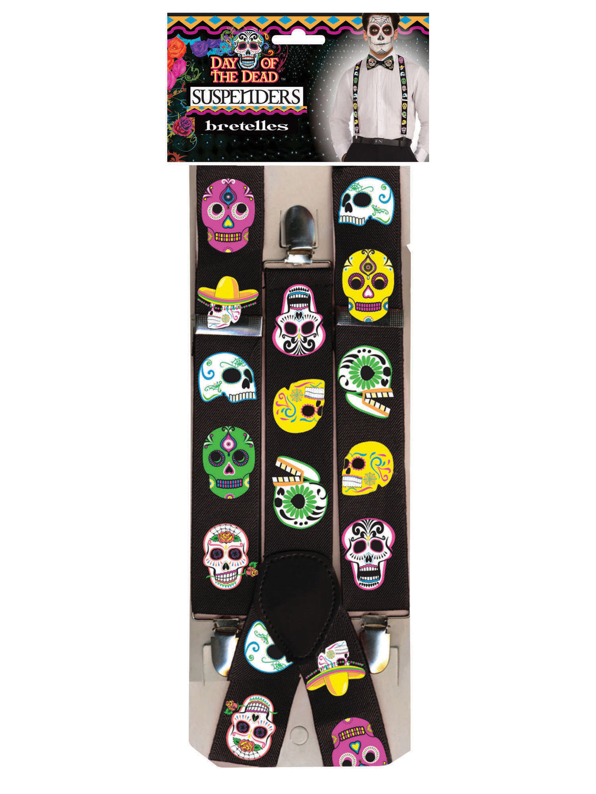 Rubies Day of the Dead Braces Clothing Accessories
