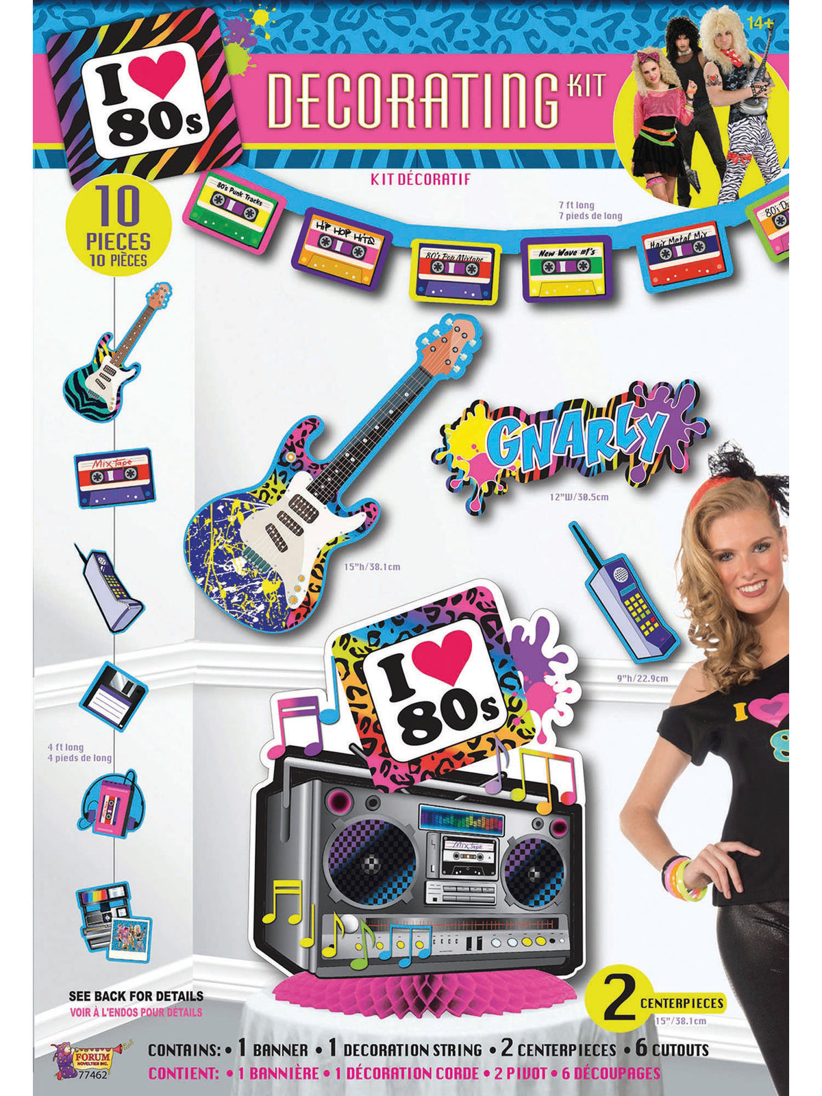 Rubies 80S Party Decorating Kit Party Accessories