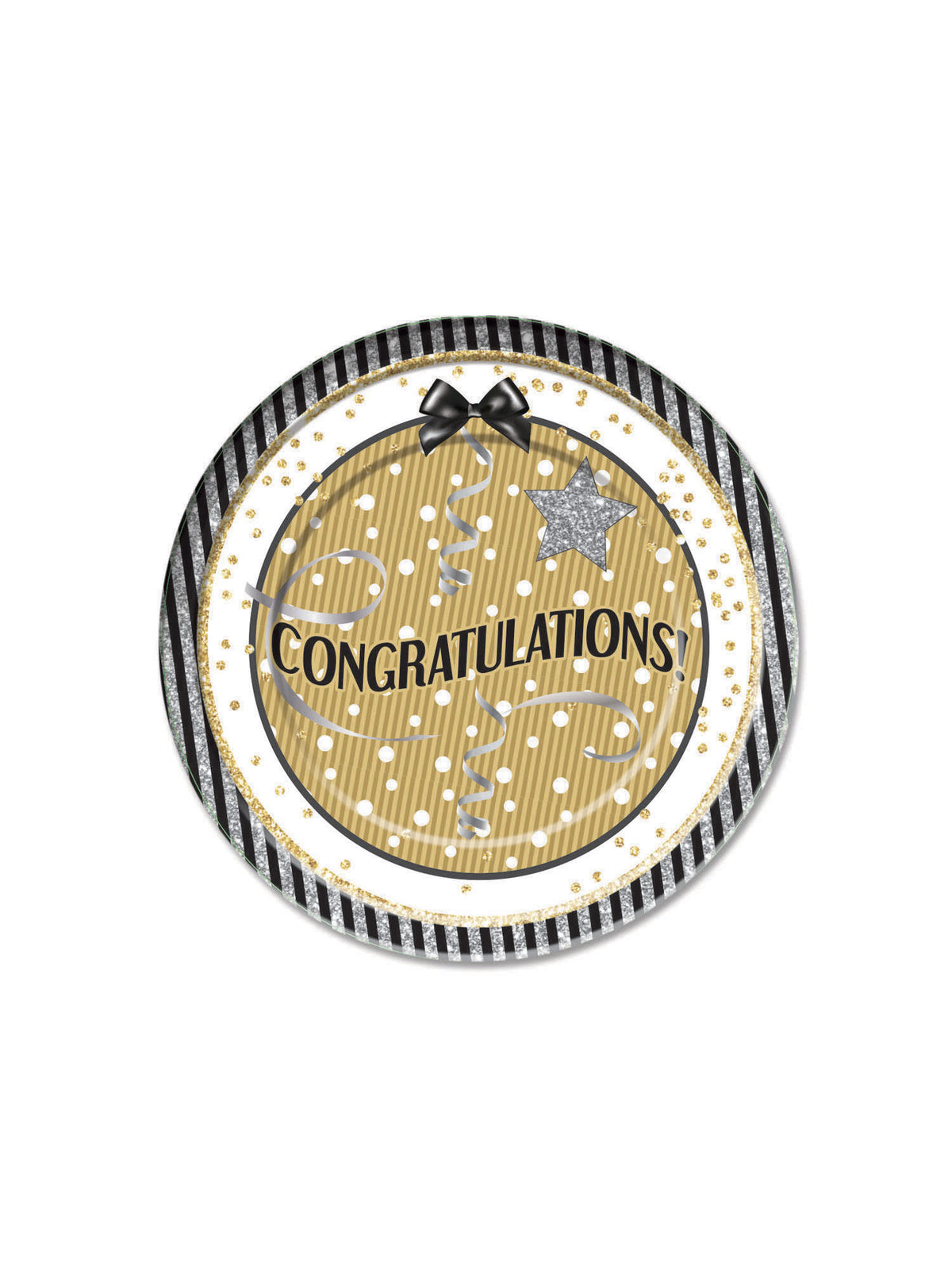 Rubies Congratulations Plates 17cm Party Goods