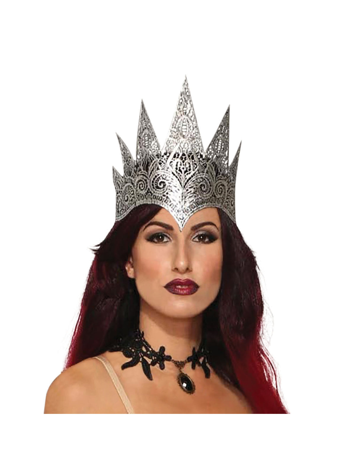 Rubies Lace Queen Crown Dark Royalty Jewellery