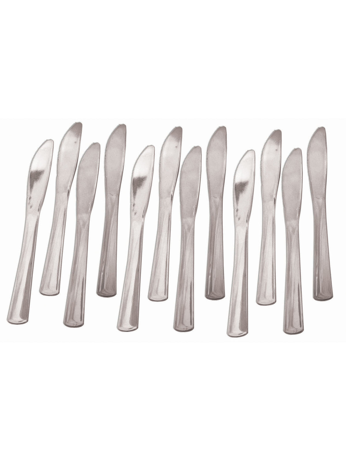 Rubies Silver Plated Knives (12 pack) Tablewear