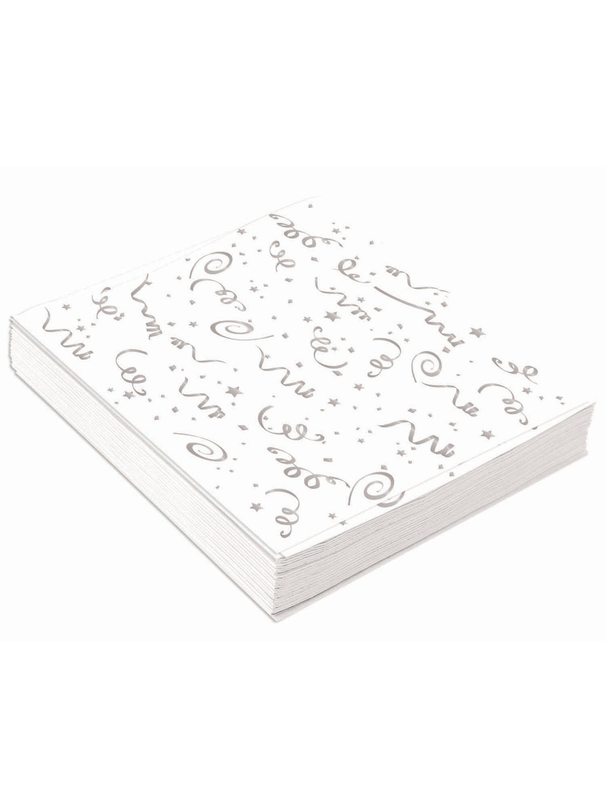 Rubies Generic Silver Confetti Napkins Lge. ( 16 Pack) Tablewear