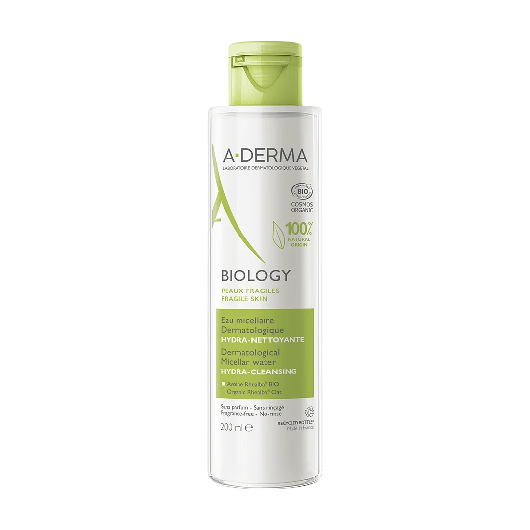 A-Derma, Biology, Hydratisierend, Mizellenwasser, Alle Hauttypen, 200 ml