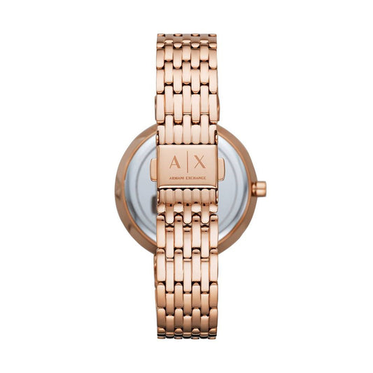 A|X ARMANI EXCHANGE AX5901 Only Time Armbanduhr 36 mm Gold ansicht-2