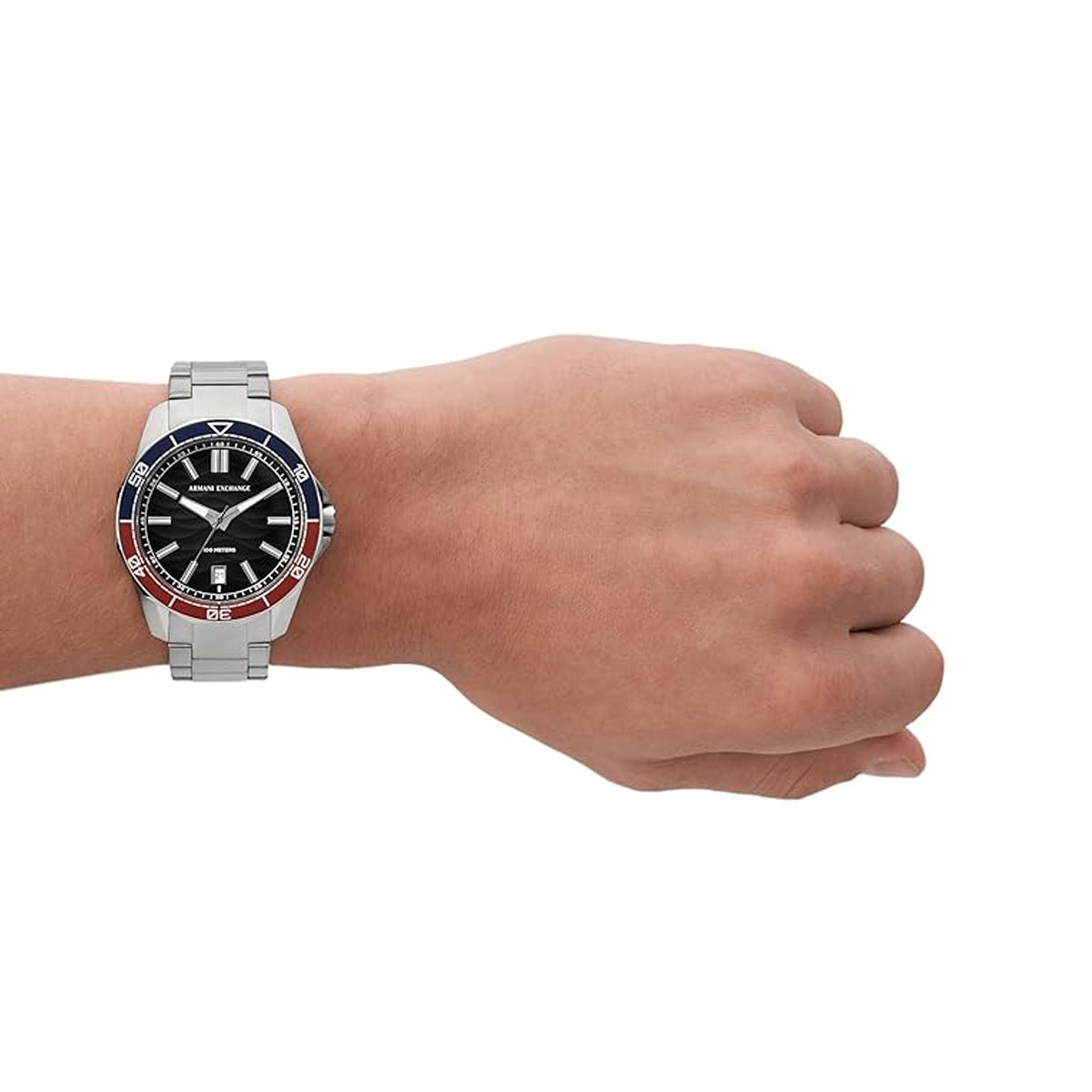 A|X ARMANI EXCHANGE SPENCER AX1955 Date Armbanduhr 44 mm ansicht-3