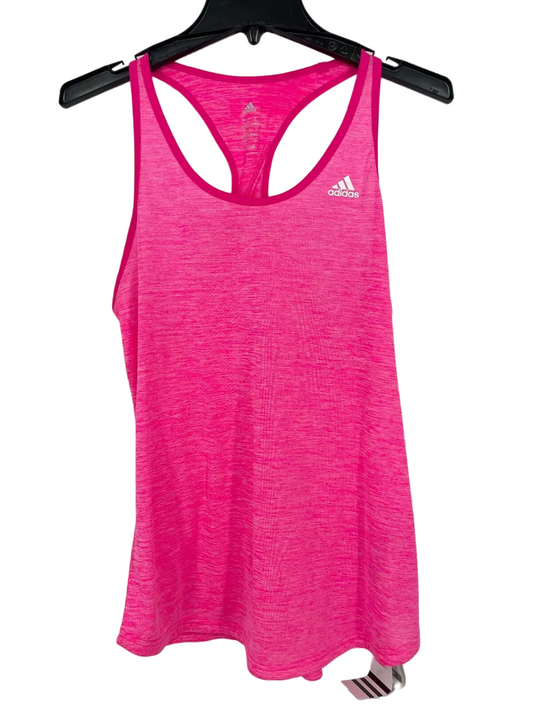 Adidas Adidas, Adidas, Kurzarm, Sportliches synthetisches Trägertop für Frauen, Für Frauen, Größe M Regular