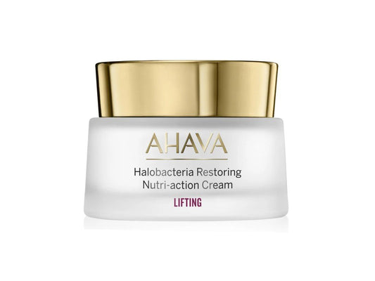Ahava Ahava, Halobacteria Restoring, Feuchtigkeitsspendend, festigend, straffend, Sahne, Für das Gesicht, 50 ml Regular