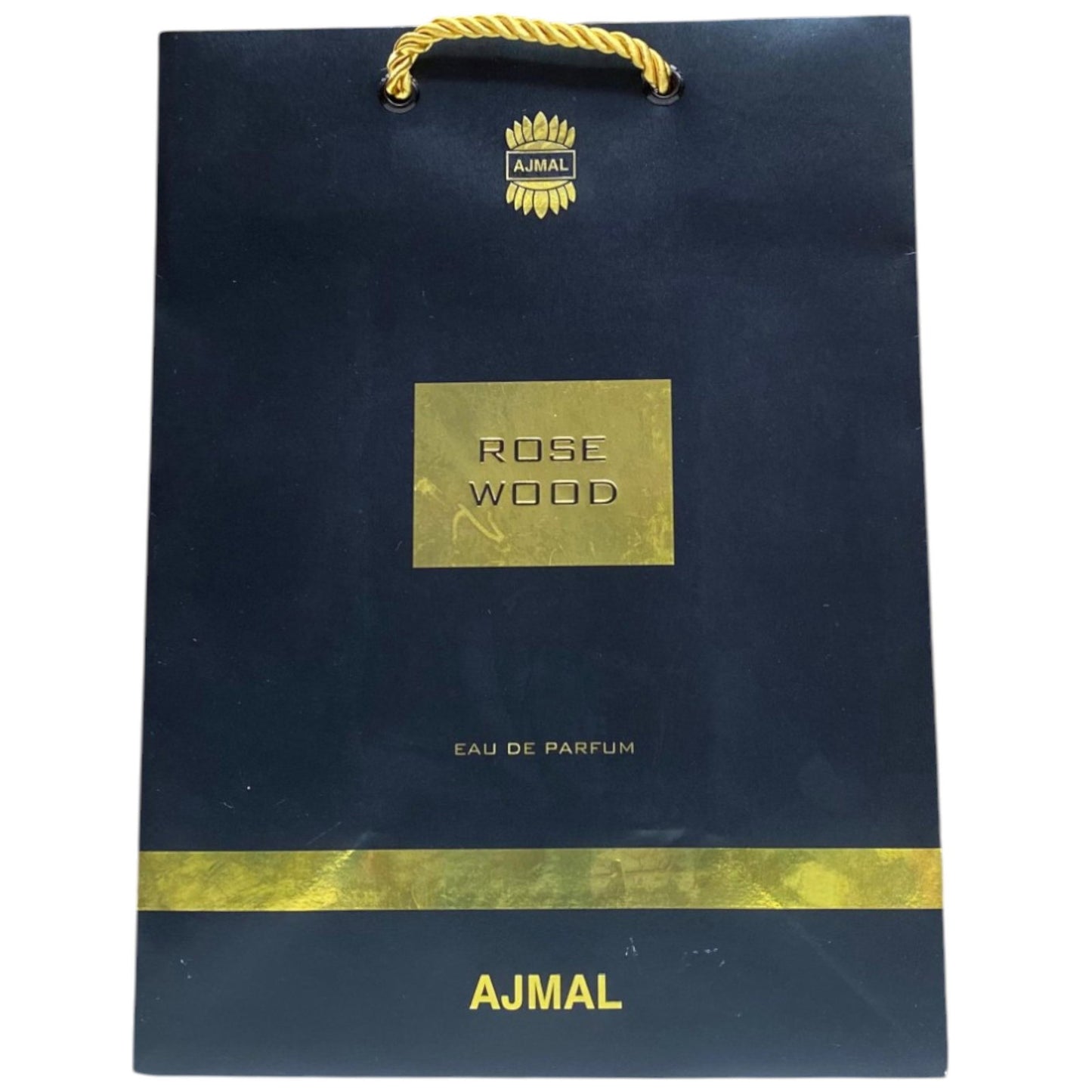 Ajmal Ajmal, Rose Wood, Einkaufen, Papp-Einkaufstasche, Papier, Schwarz Regular