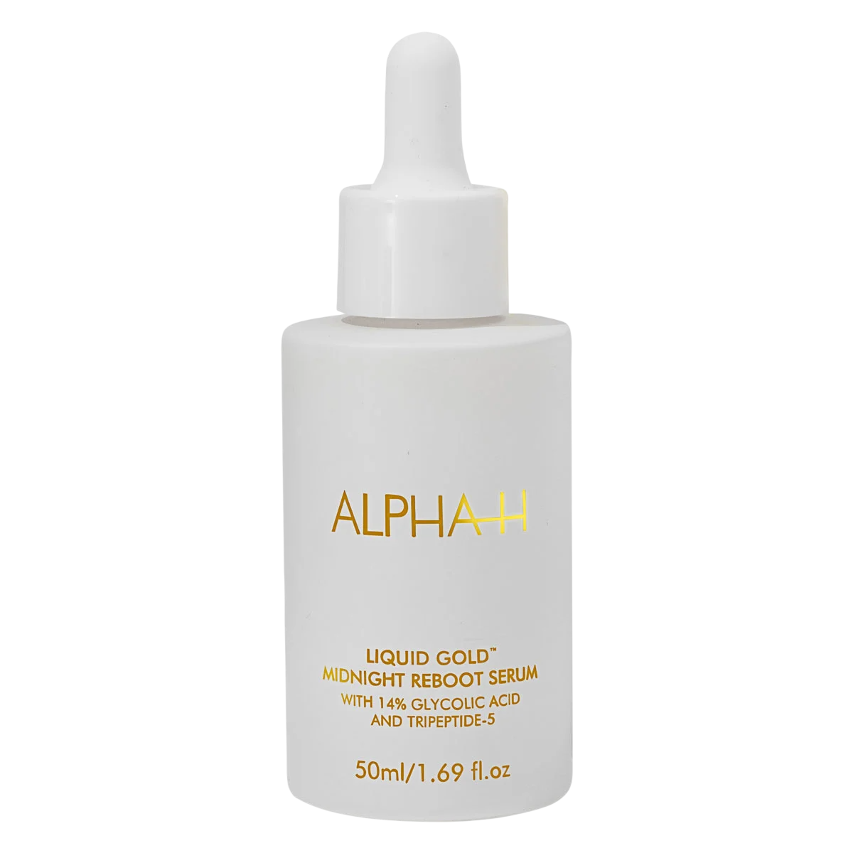 Alpha-H, Midnight Reboot, Glykolsäure, Exfoliating, Firming, Brightening, Nacht, Serum, Für das Gesicht, 50 ml