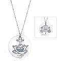 AMEN Mod. IHS - PANI&PESCI GRANDE 55mm CLOSG Schmuck Silber Silver 925° ansicht-2