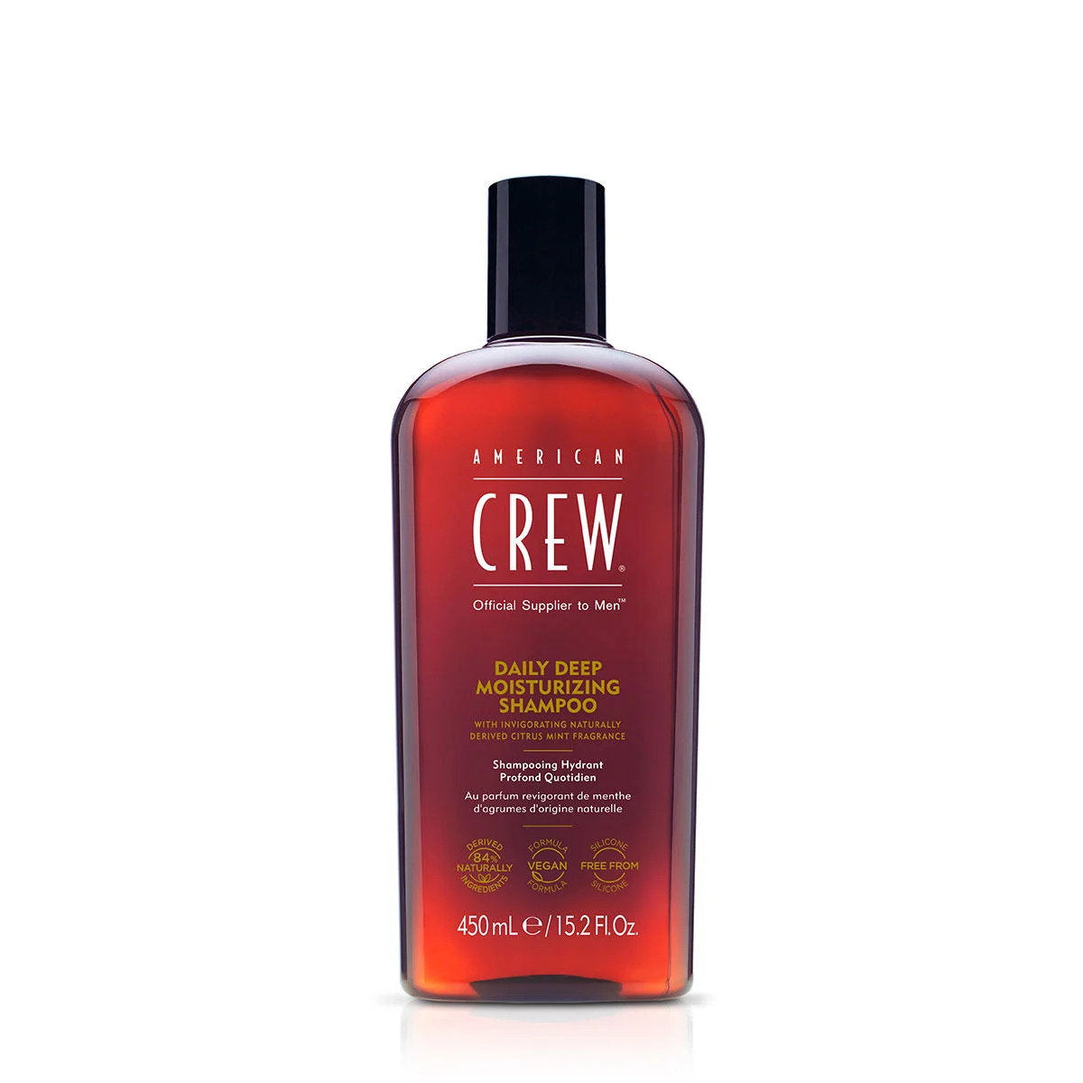 American Crew American Crew, Daily Deep Moisturizing, Vegan, Haarshampoo, Zur Nahrung, 450 ml Regular