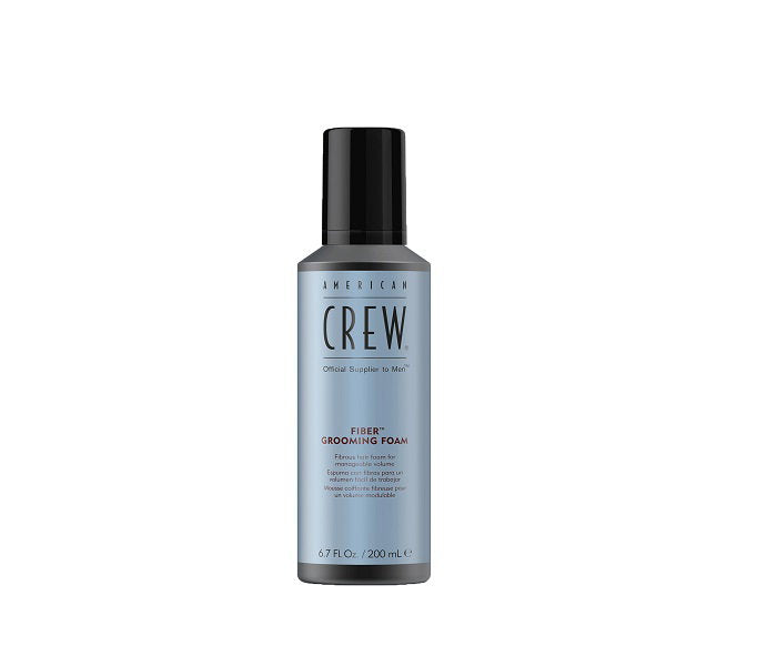 American Crew American Crew, Fiber Grooming, Haarstyling-Mousse, Zum Stylen, Mittlerer Halt, 200 ml Regular