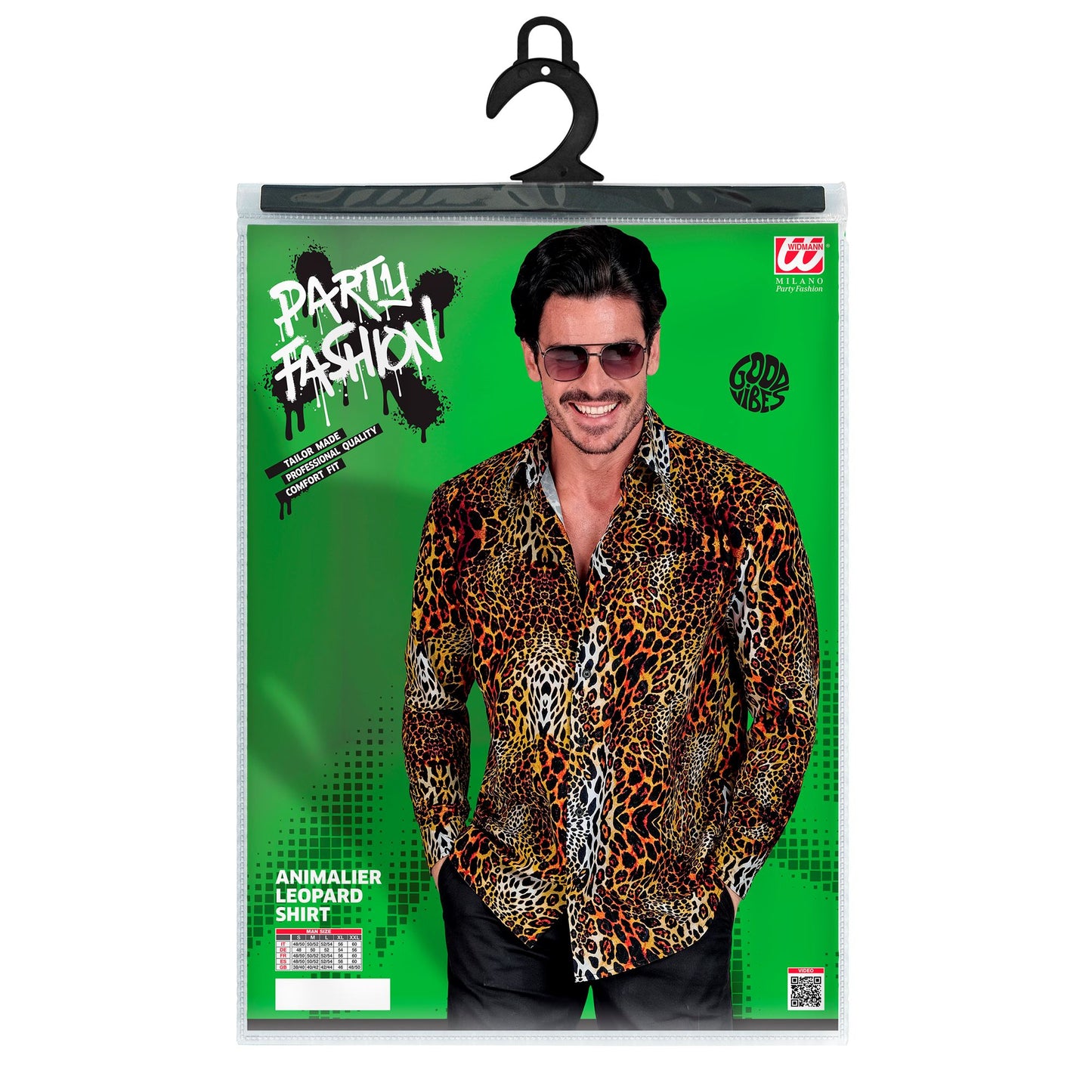 "ANIMAL PRINT LEOPARD PARTY FASHION HEMD" (Hemd) – Ansicht 5