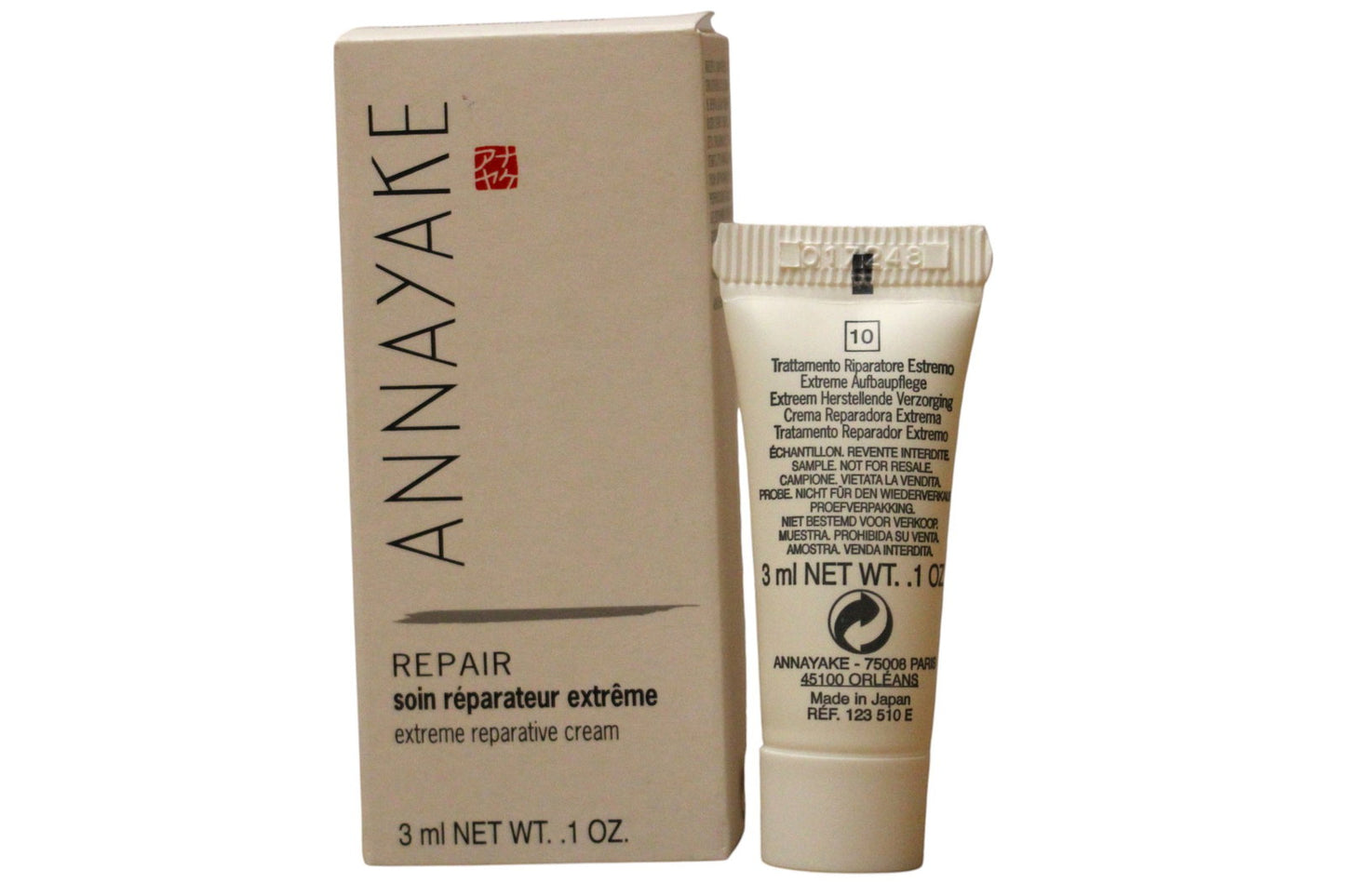 Annayake Annayake, Extreme, Reparativ, Sahne, Für das Gesicht, 3 ml *Muster Sample