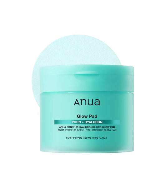 Anua Anua, Glow, PDRN und Hyaluronsäure, Feuchtigkeitsspendender Glanz, Peel-Off Pads, 60 stk Regular