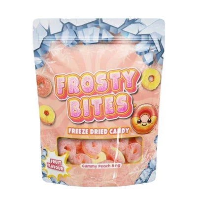 Arctic Farms Frosty Bites Peach Rings 50g gefriergetrocknete Pfirsichringe