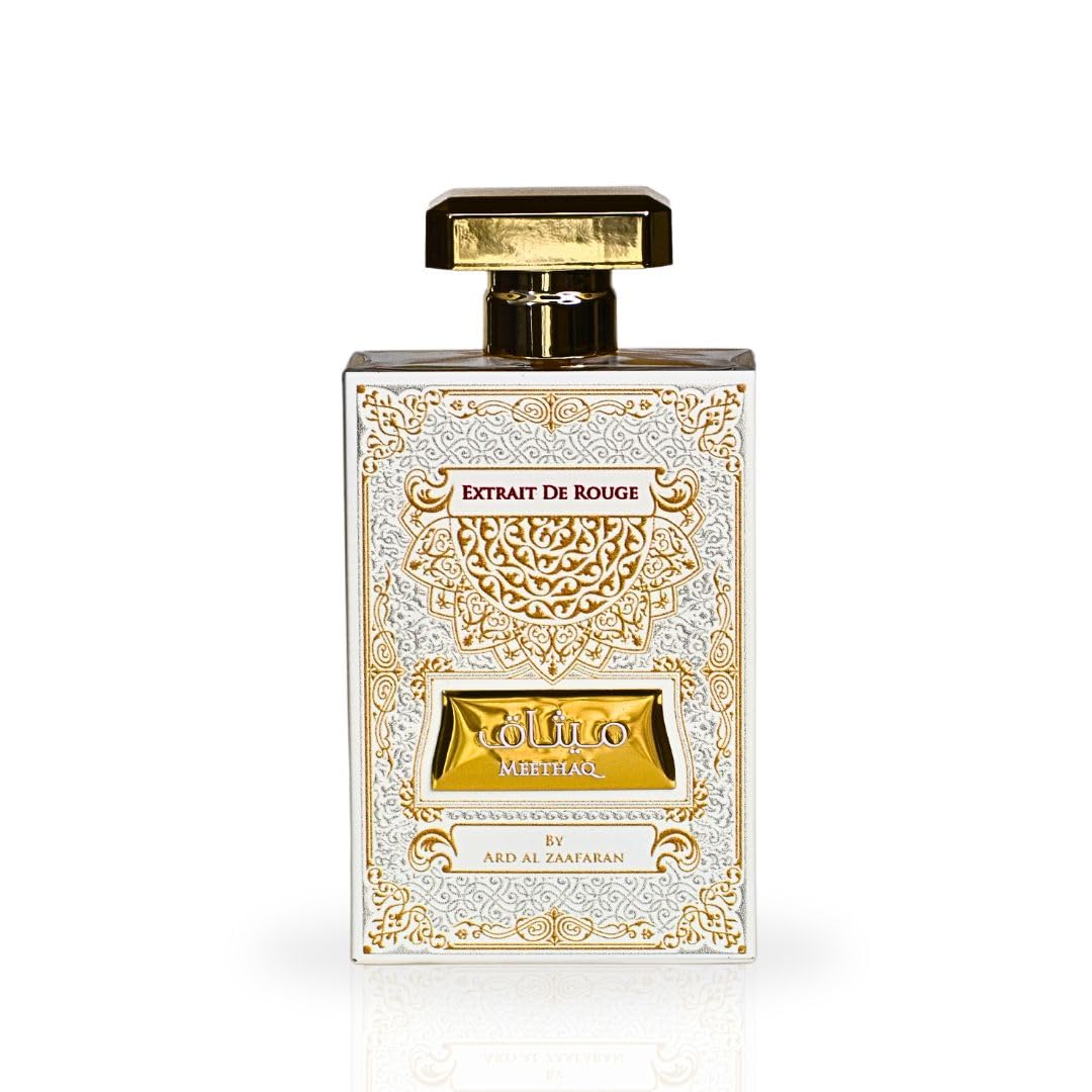 Ard Al Zaafaran Ard Al Zaafaran, Meethaq Extrait De Rouge, Eau de Parfum, Unisex, 100 ml Regular
