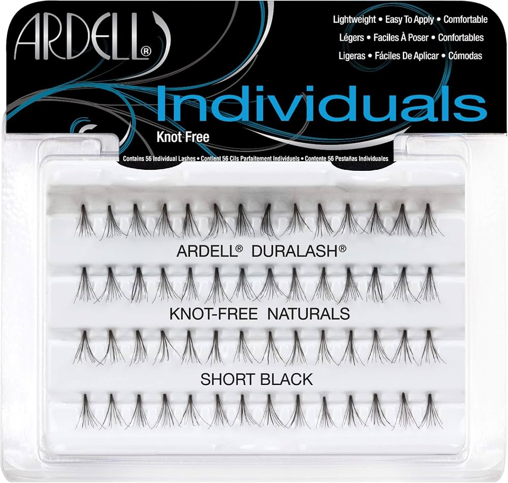 Ardell, Natural, False Eyelashes, Short Black