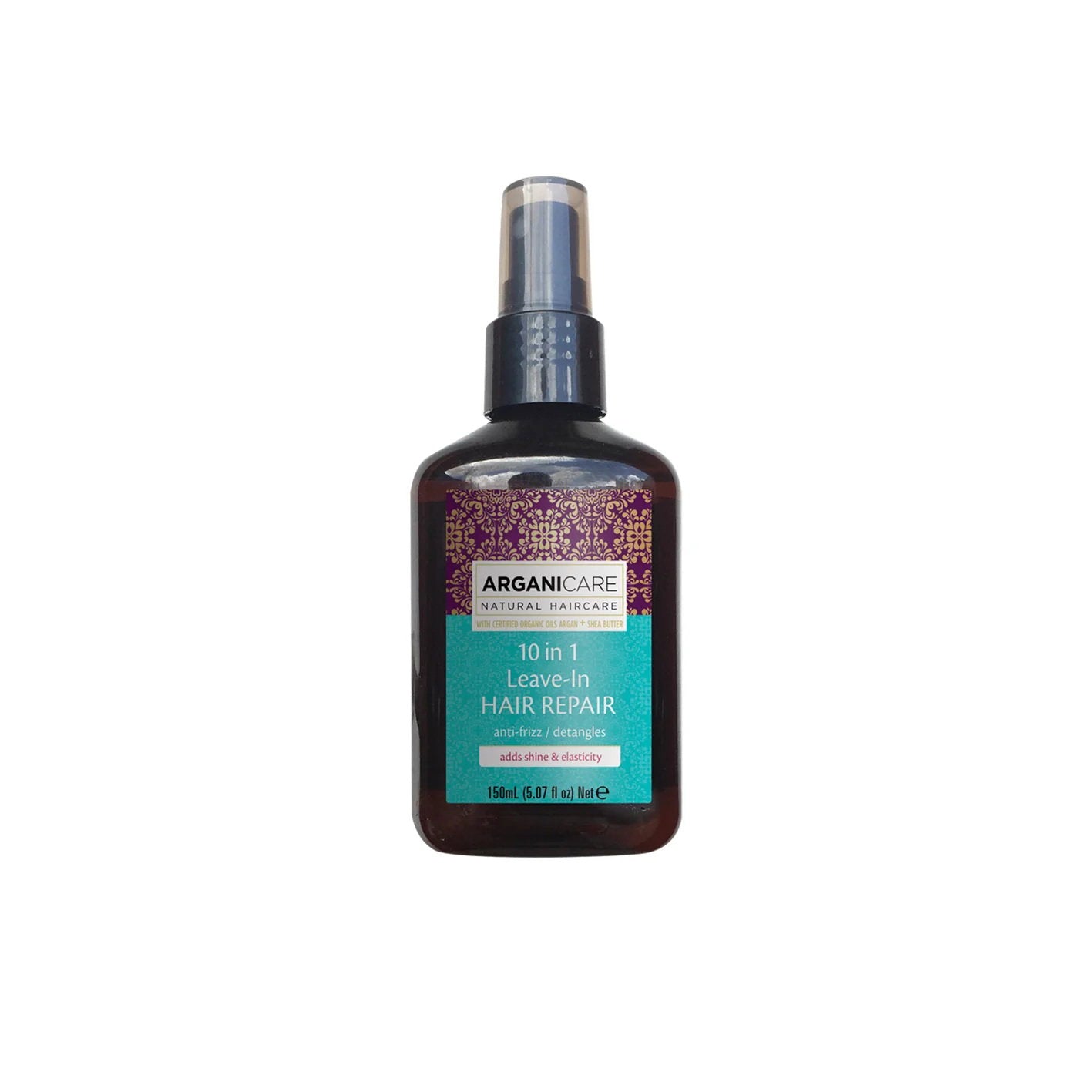 Arganicare, 10 in 1 Argan Oil & Shea Butter, Leave-In Balsam-Spray für die Haare, Detangling & Anti-Frizz, 150 ml