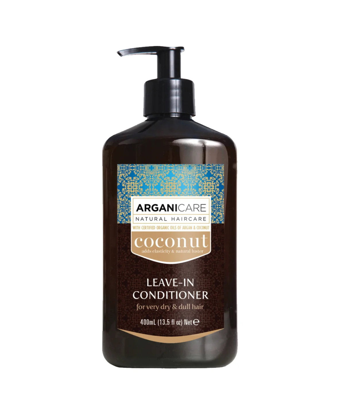 Arganicare, Coconut, Leave-In Conditioner, Verbessert die Elastizität, 400 ml