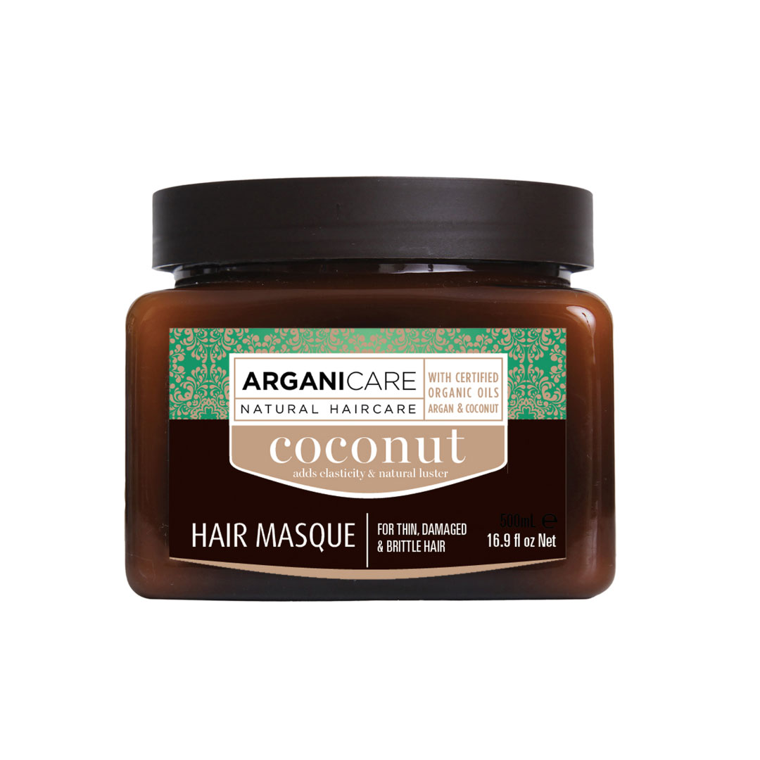 Arganicare, Coconut, Haarbehandlungs-Crememaske, Hydrating & Nourishing, Wöchentlich, 500 ml