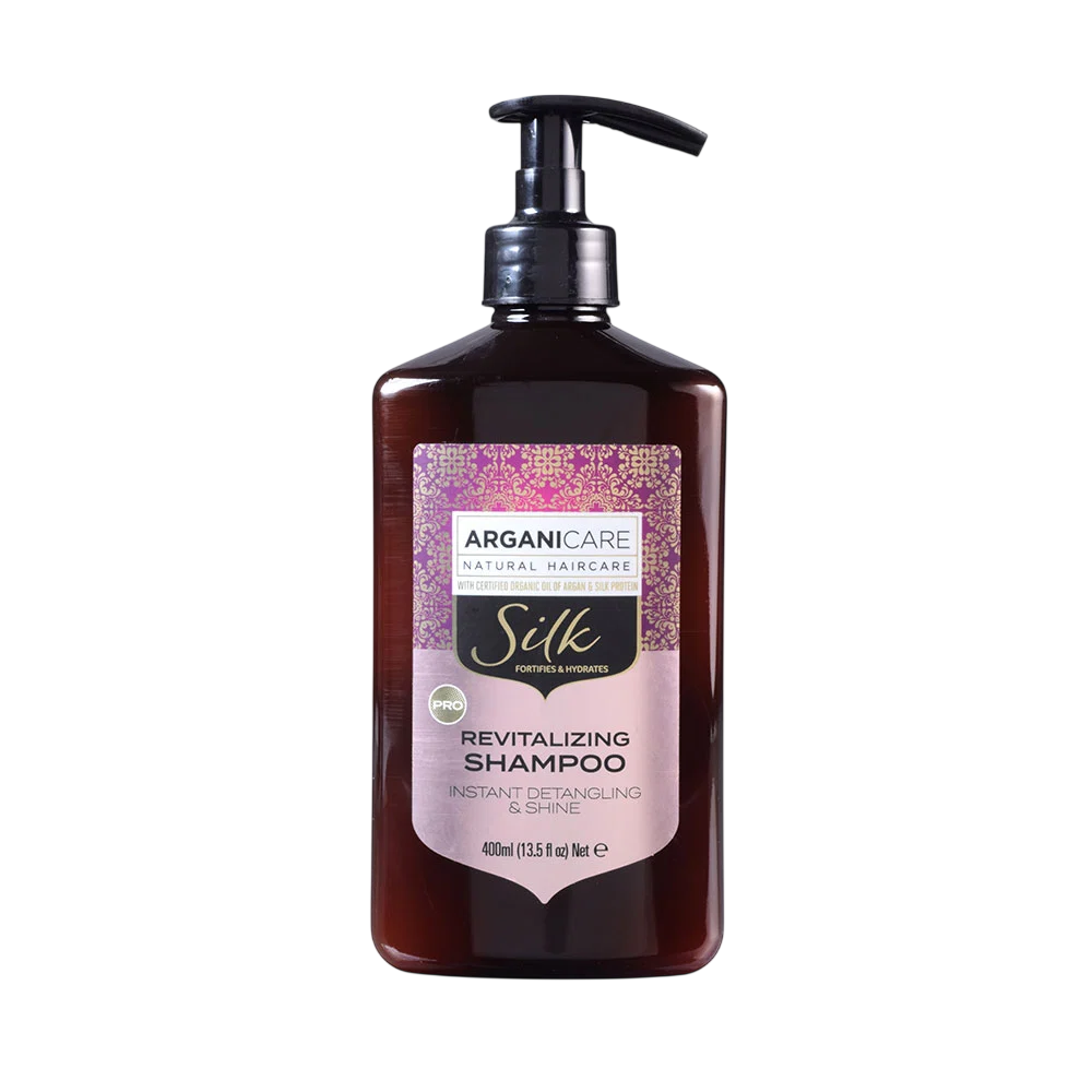 Arganicare, Silk Protein, Haarshampoo, Hydrating & Nourishing, 400 ml