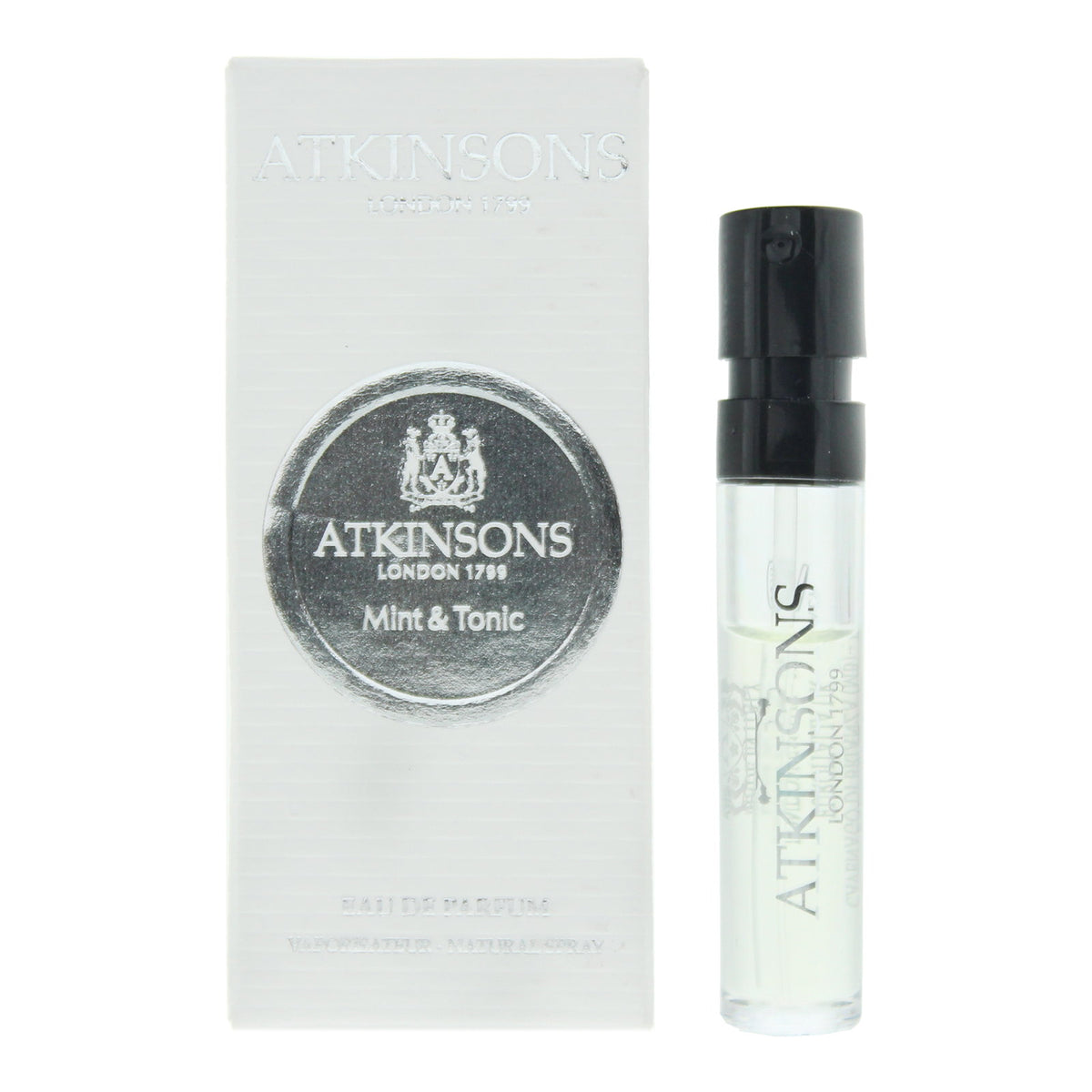 Atkinsons, Mint & Tonic, Eau de Parfum, Unisex, 2 ml Fläschchen