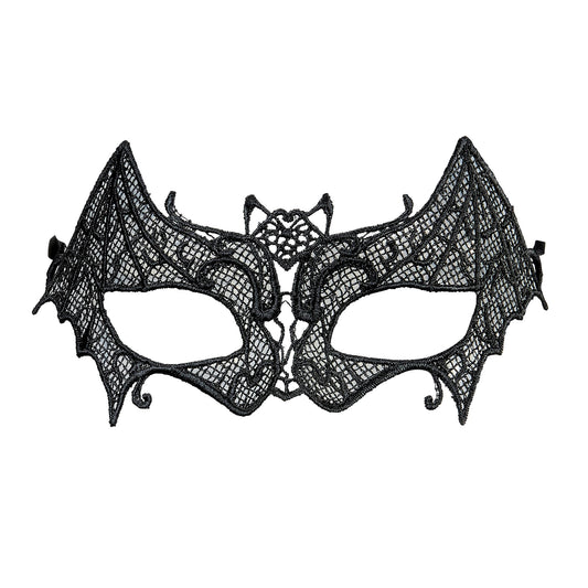 "AUGENMASKE FLEDERMAUS AUS SPITZE" – Vorderansicht