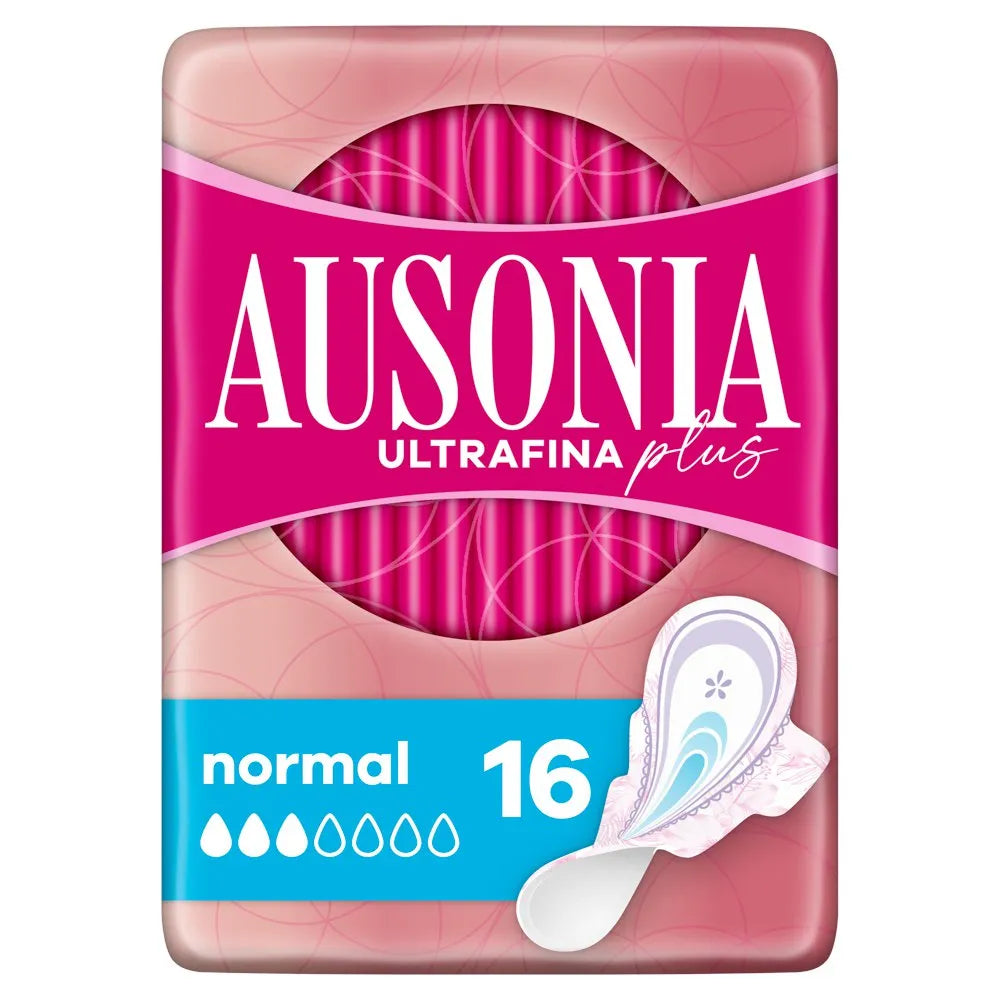 Ausonia Ultrafina Plus Normal Binden mit Flügeln 16 Stück