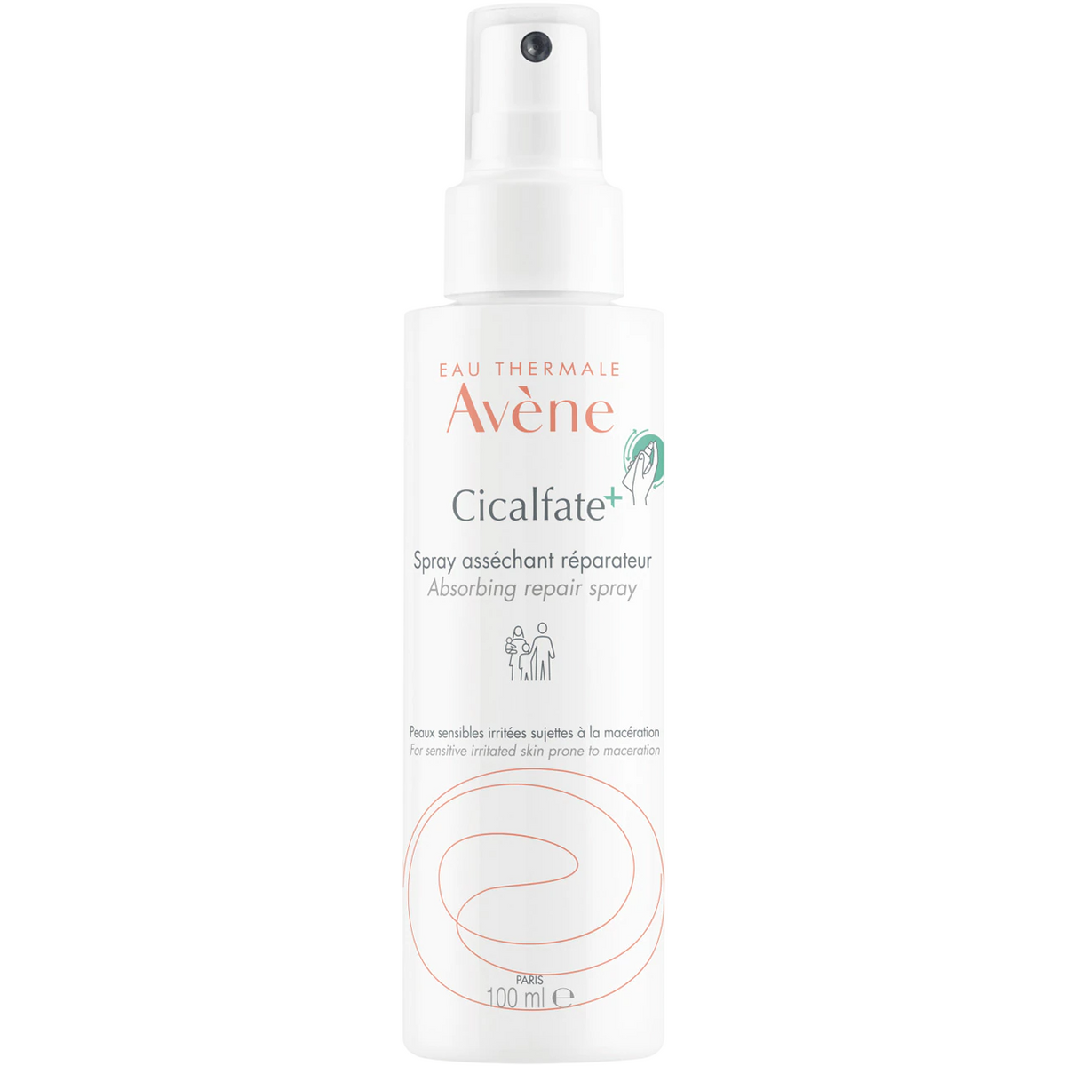 Avene, Cicalfate+, Reparativ, Nebelspray, Gesicht & Körper, 100 ml