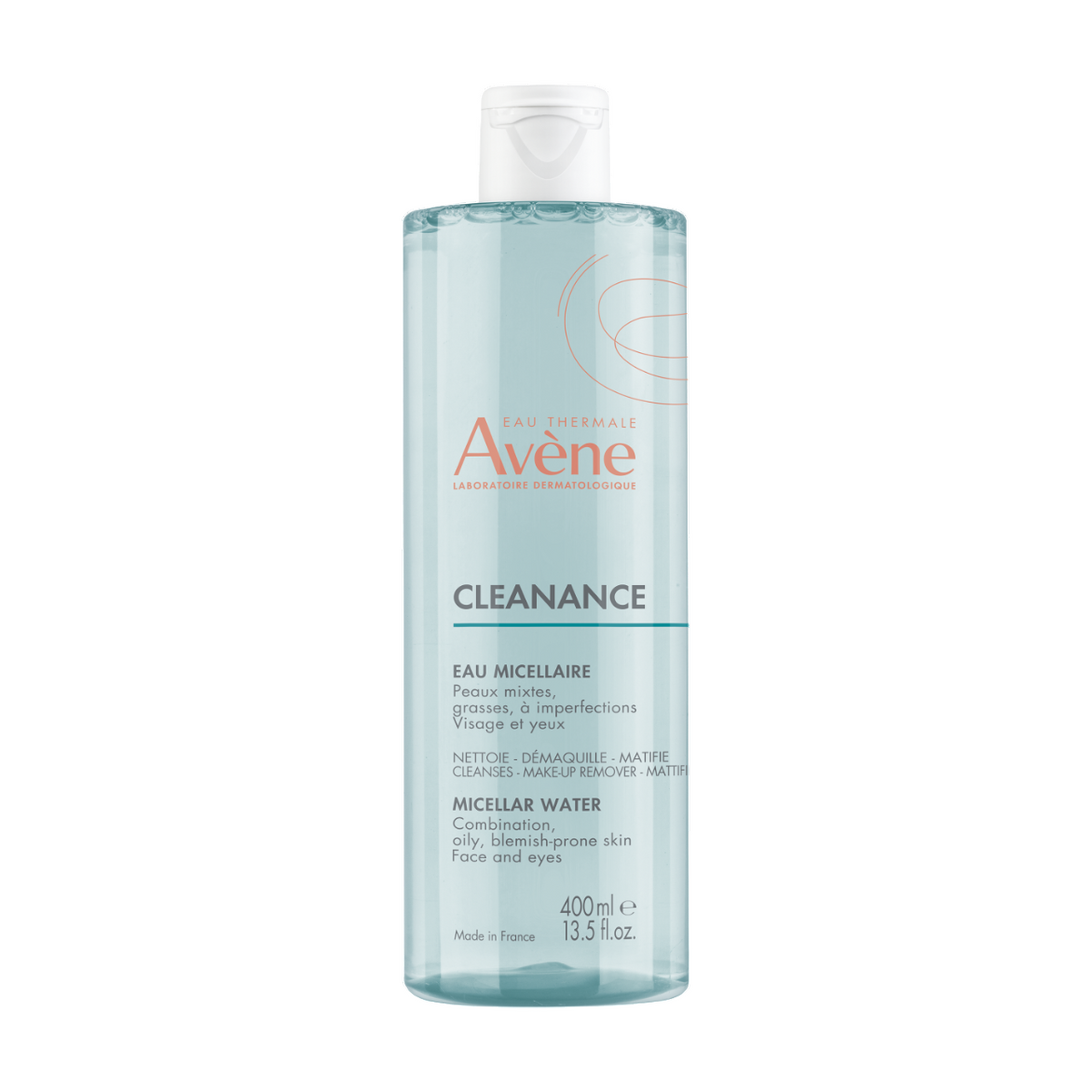 Avene, Cleanance, Make-up-Entfernung, Mizellenwasser, Alle Hauttypen, 400 ml