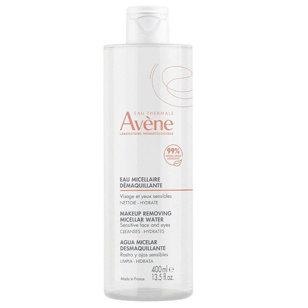 Avene Avene, Eau Thermale, Reinigt und entfernt Make-up, Mizellenwasser, Sensibel, 400 ml Regular