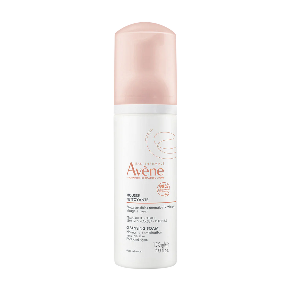 Avene, Les Essentiels, Make-up-Entfernung, Reinigungsschaum, 150 ml