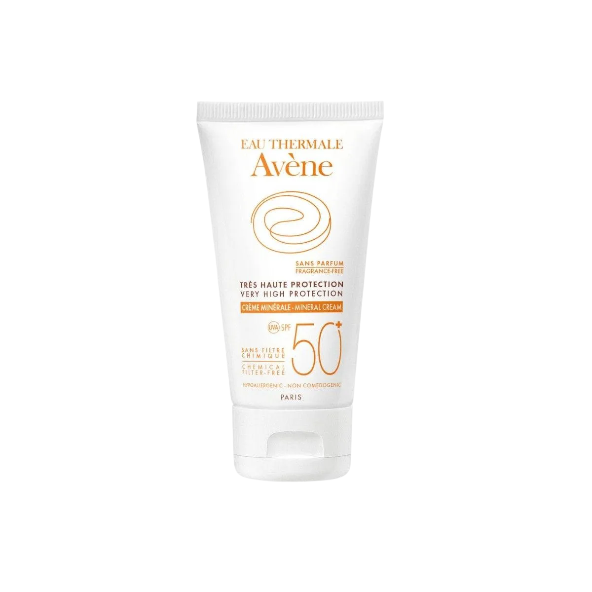 Avene Avene, Sun Care, Mineral, Photo-Protecteur, Tag, Sahne, Für das Gesicht, SPF50+, 50 ml Regular
