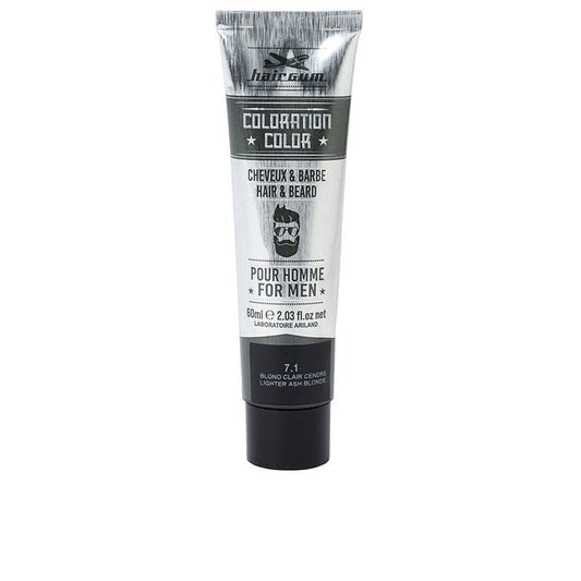 HAIRGUM HAIRGUM Coloration Tinte für Bart und Haar 7,1 Hell Aschblond 60 g Haarfarbe