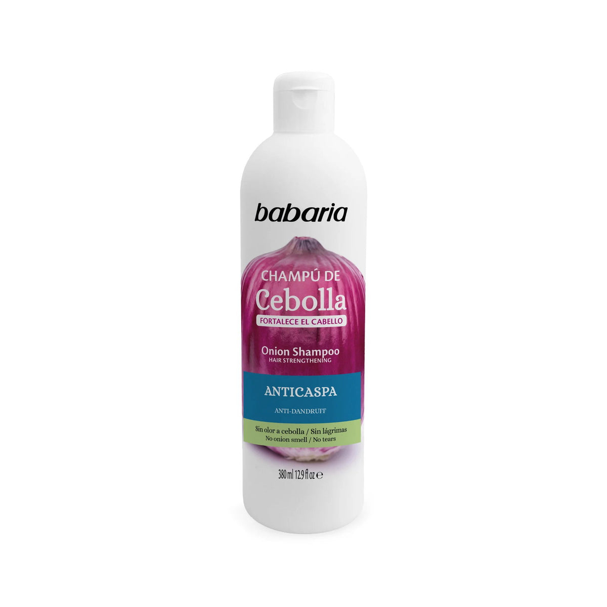 Babaria, Onion, Haarshampoo, Anti-Dandruff & Strengthening, 380 ml