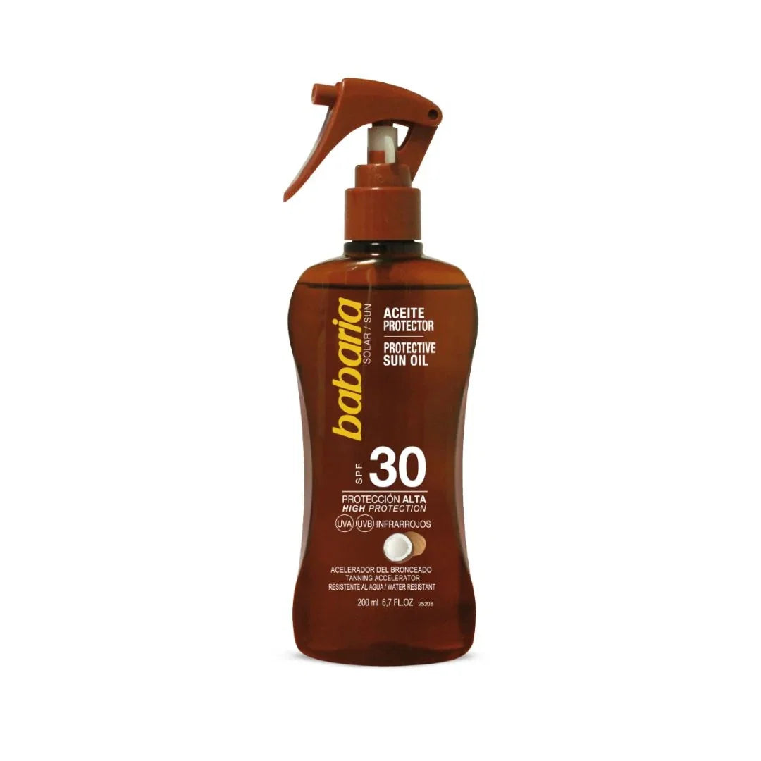 Babaria, Protective, Protecting & Nourishing, Vor Sonneneinstrahlung, Öl, SPF 30, 200 ml