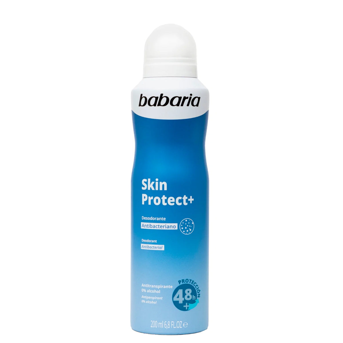 Babaria, Skin Protect+, 48h Protection, Deodorant Spray, Unisex, 200 ml