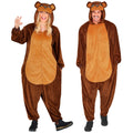 Widmann Plüsch Bär Kostüm Overall Onesie mit Kapuze – Produktansicht