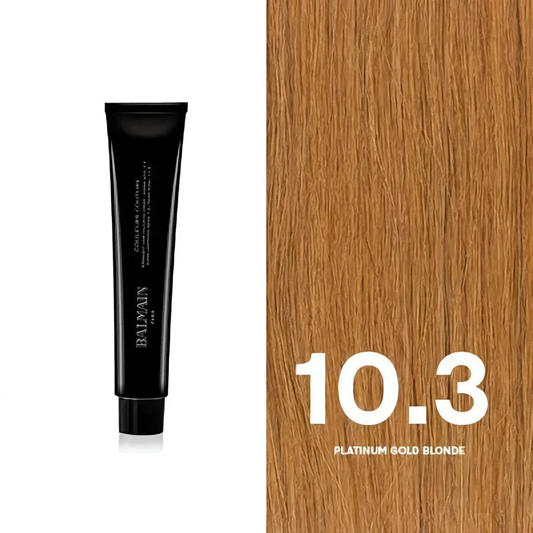 Balmain Professionnel, Couleurs Couture, Permanente Haarfarbe, 10.3 Platinum Gold Blonde, 60 ml