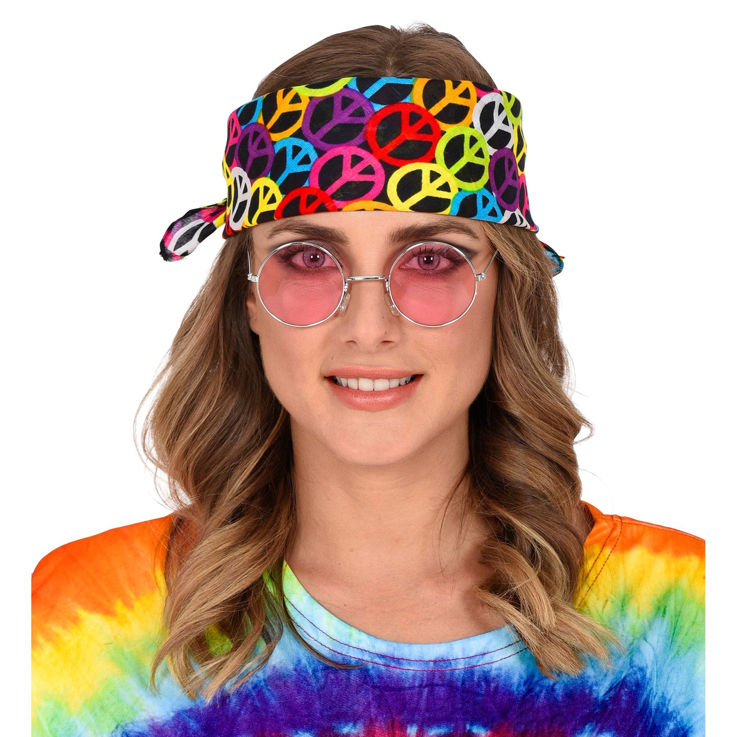 "BANDANA PEACEZEICHEN" 55x55 cm - 100% Bauwolle – Ansicht 5