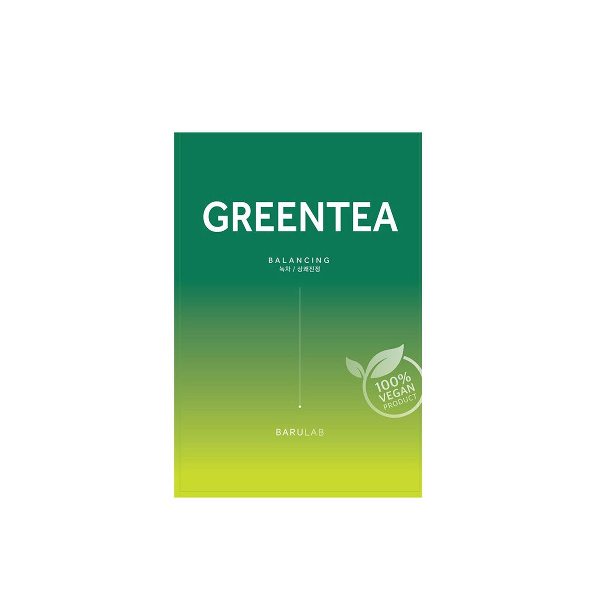 BARULAB The Clean Vegan Mask Balancing Green Tea Gesichtsmaske 23 g