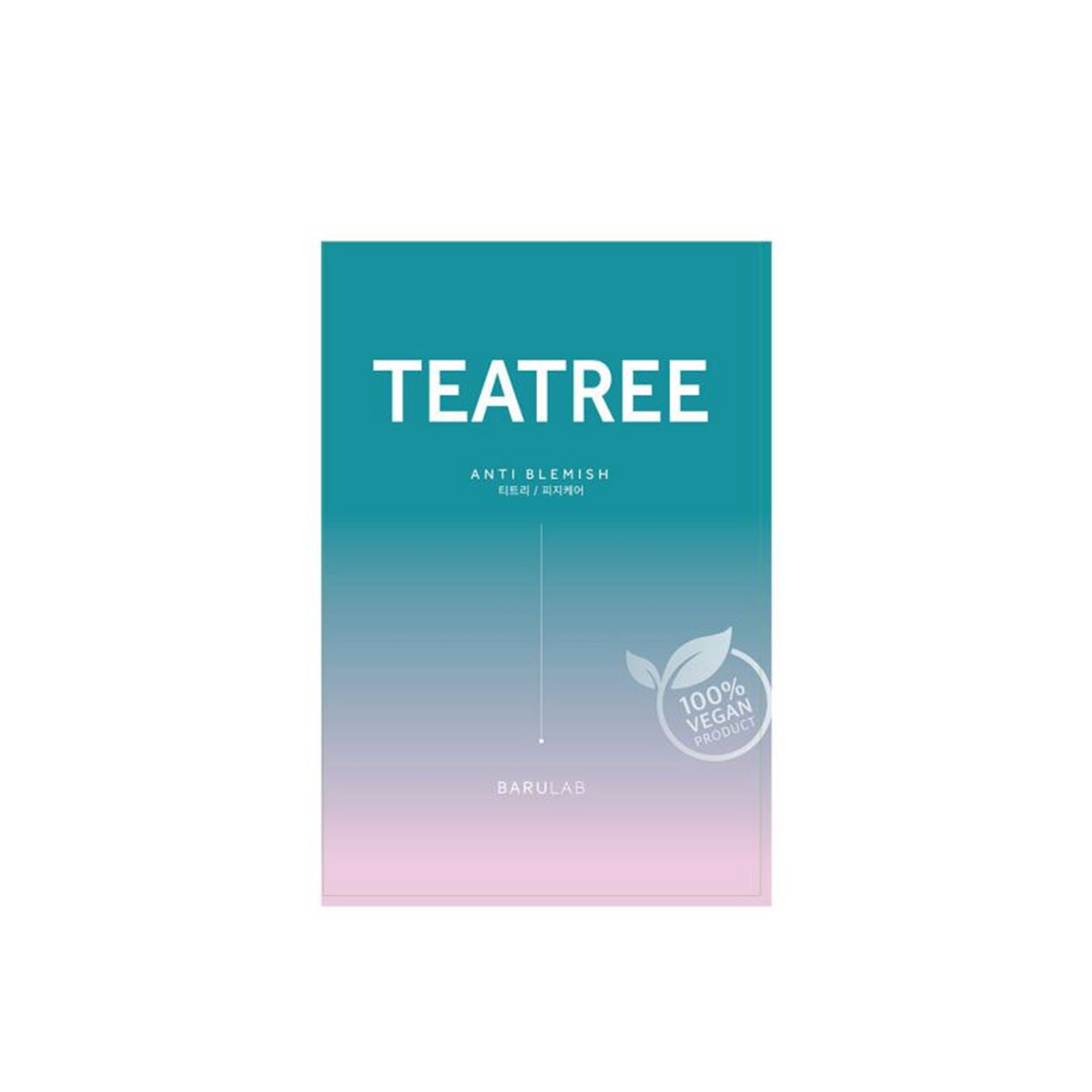 BARULAB BARULAB The Clean Vegan Mask Anti Blemish Tea Tree 23 g Gesichtsmaske Kosmetik