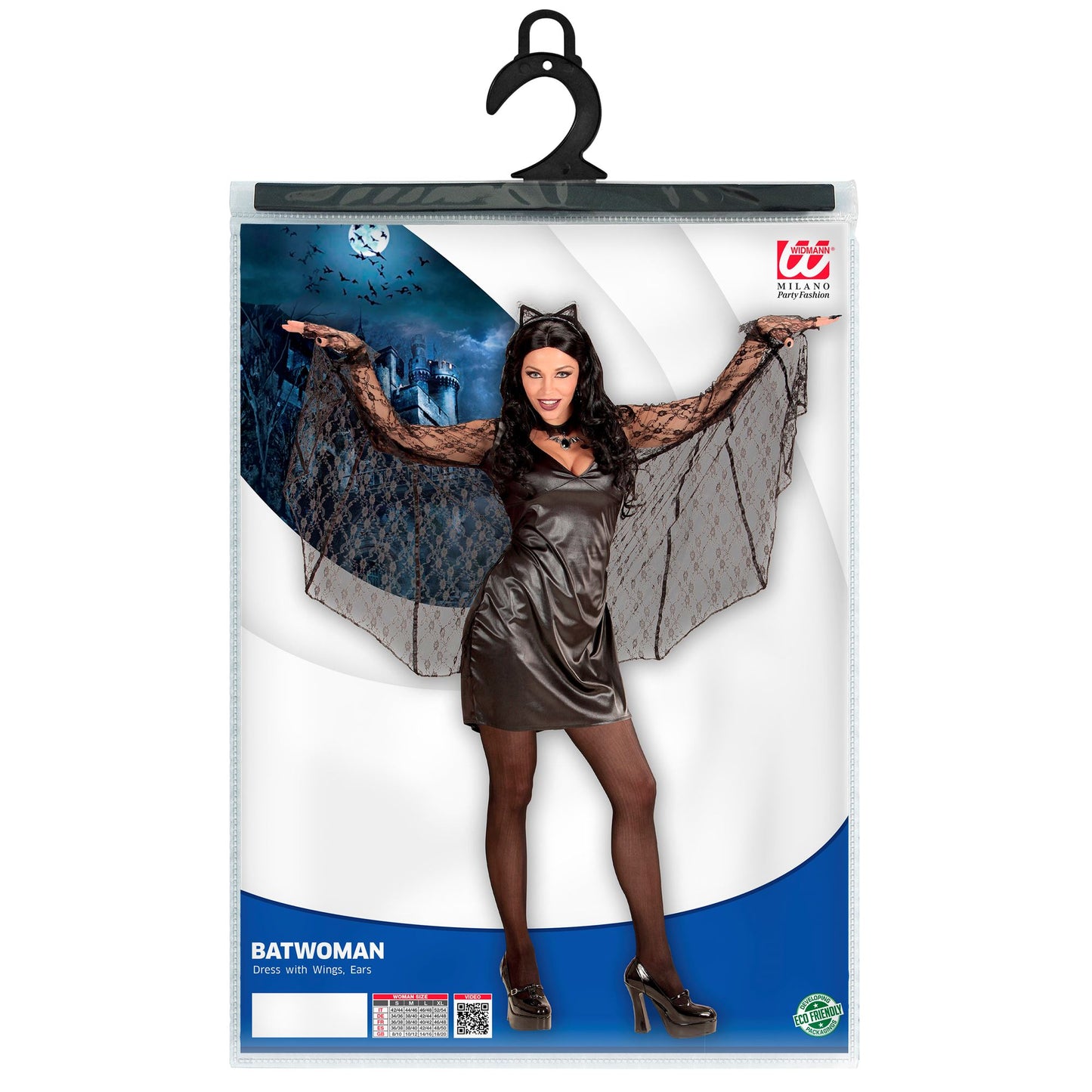 "BATWOMAN" (Kleid mit Flügeln, Ohren) – Ansicht 3