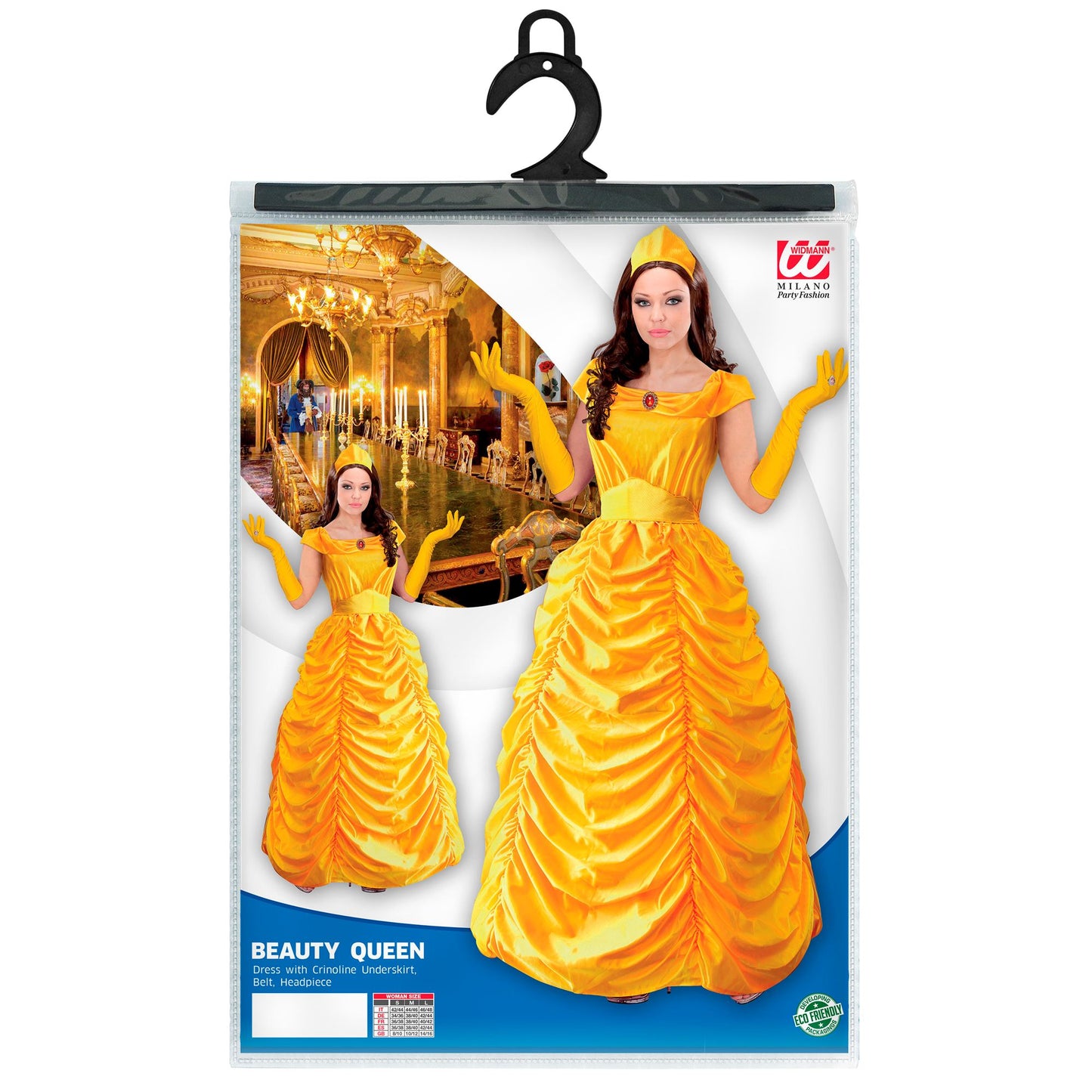 "BEAUTY QUEEN" (Kleid mit Petticoat, Gürtel, Kopfbedeckung) – Ansicht 4